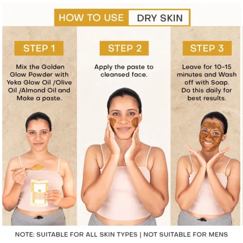 golden glow powder for dry skin