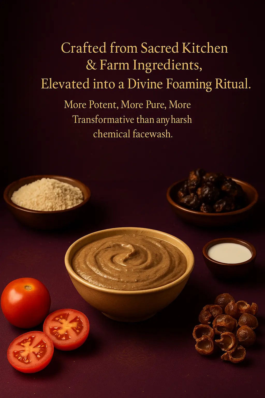 Sinamika Facewash Powder – Natural Tan Removal & Skin Brightening Formula (50g) - Image 3