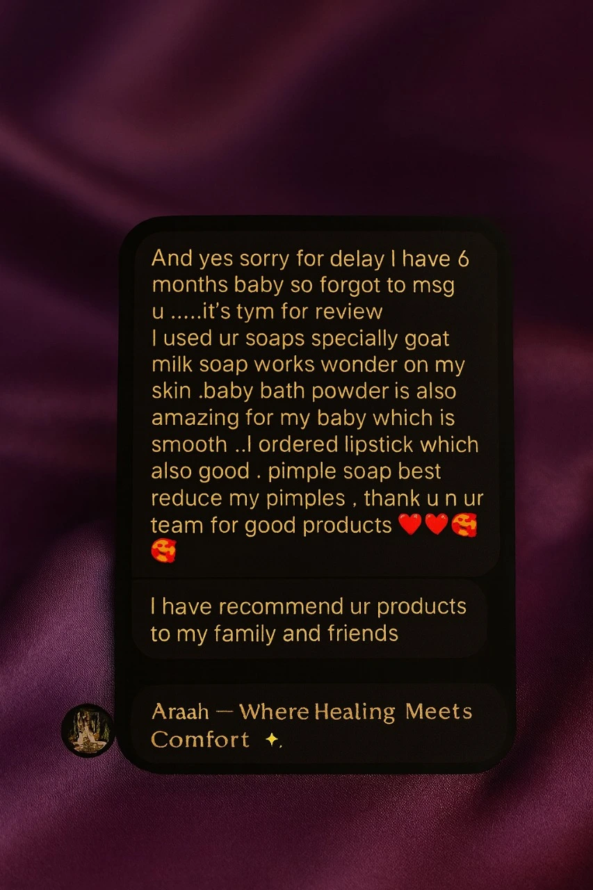 Pure Araah Goat Milk Soap – For Silky Soft Radiance (75 g) - Image 5