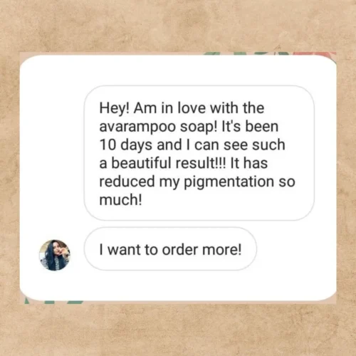 Review about Avarampoo soap which help remove pigmentation