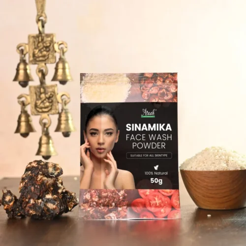 Sinamika Facewash Powder – Natural Tan Removal & Skin Brightening Formula  (50g)