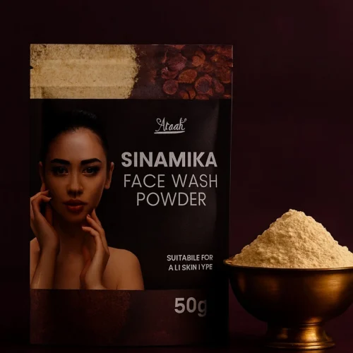 Sinamika Facewash Powder – Natural Tan Removal & Skin Brightening Formula  (50g)