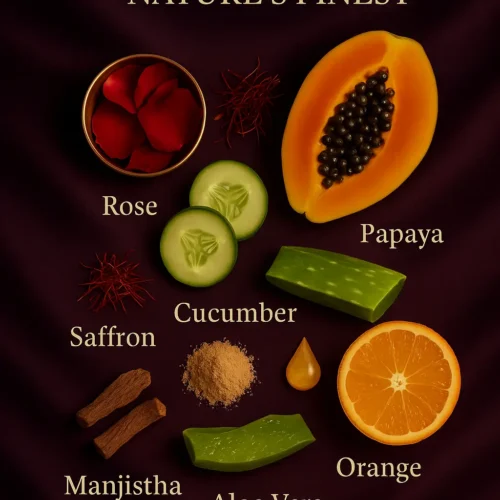 Saffron and Rose Water Face Serum