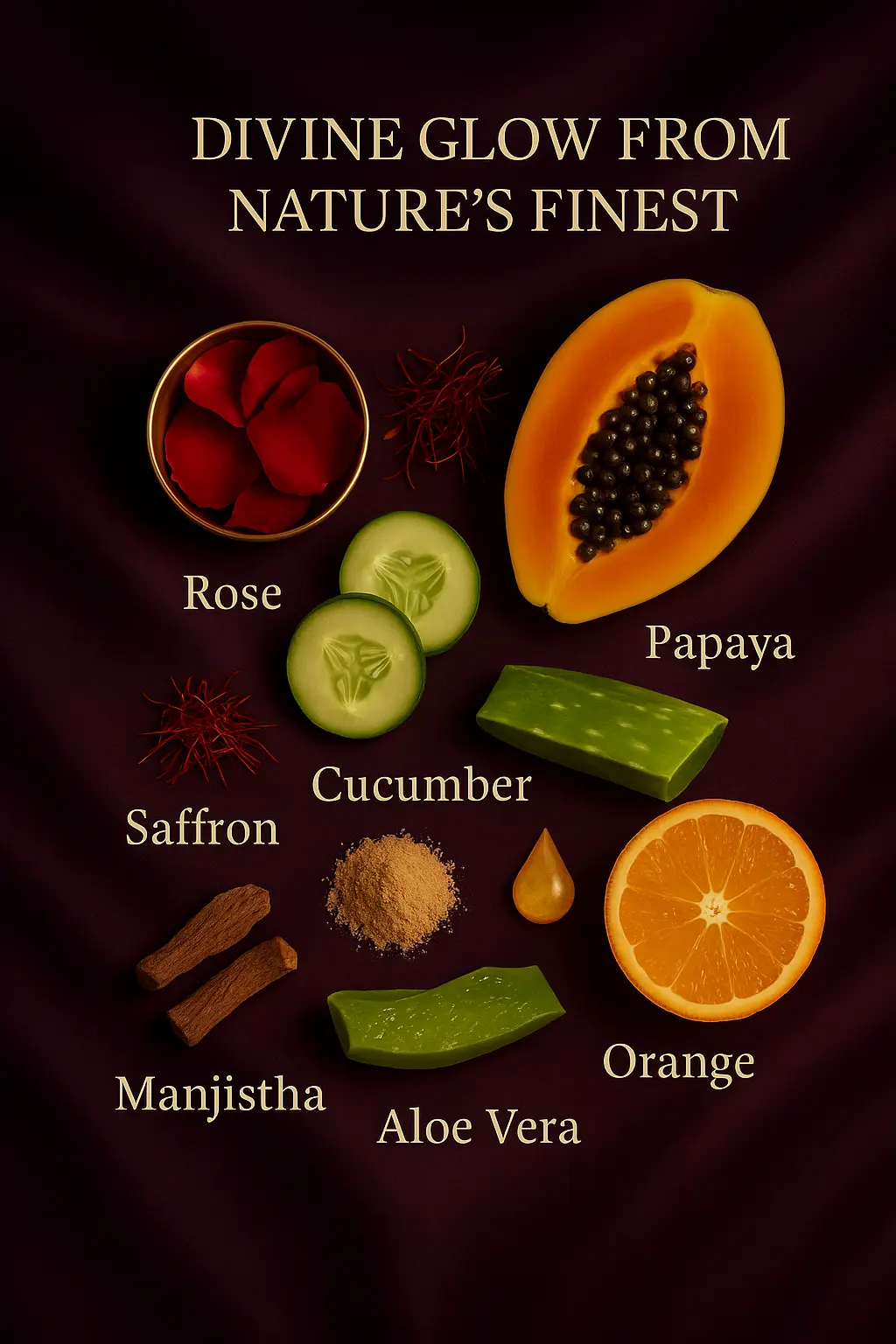 Saffron and Rose Water Face Serum